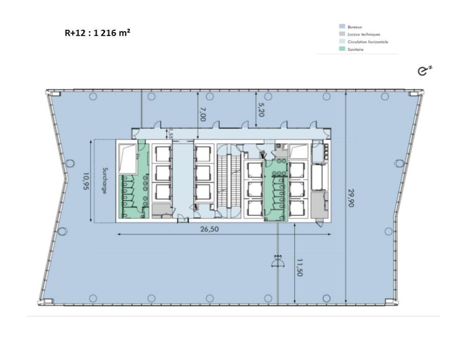 Bureau La Défense 20438m² Location bureau Courbevoie Hauts-de-Seine OLBUR2100290 8